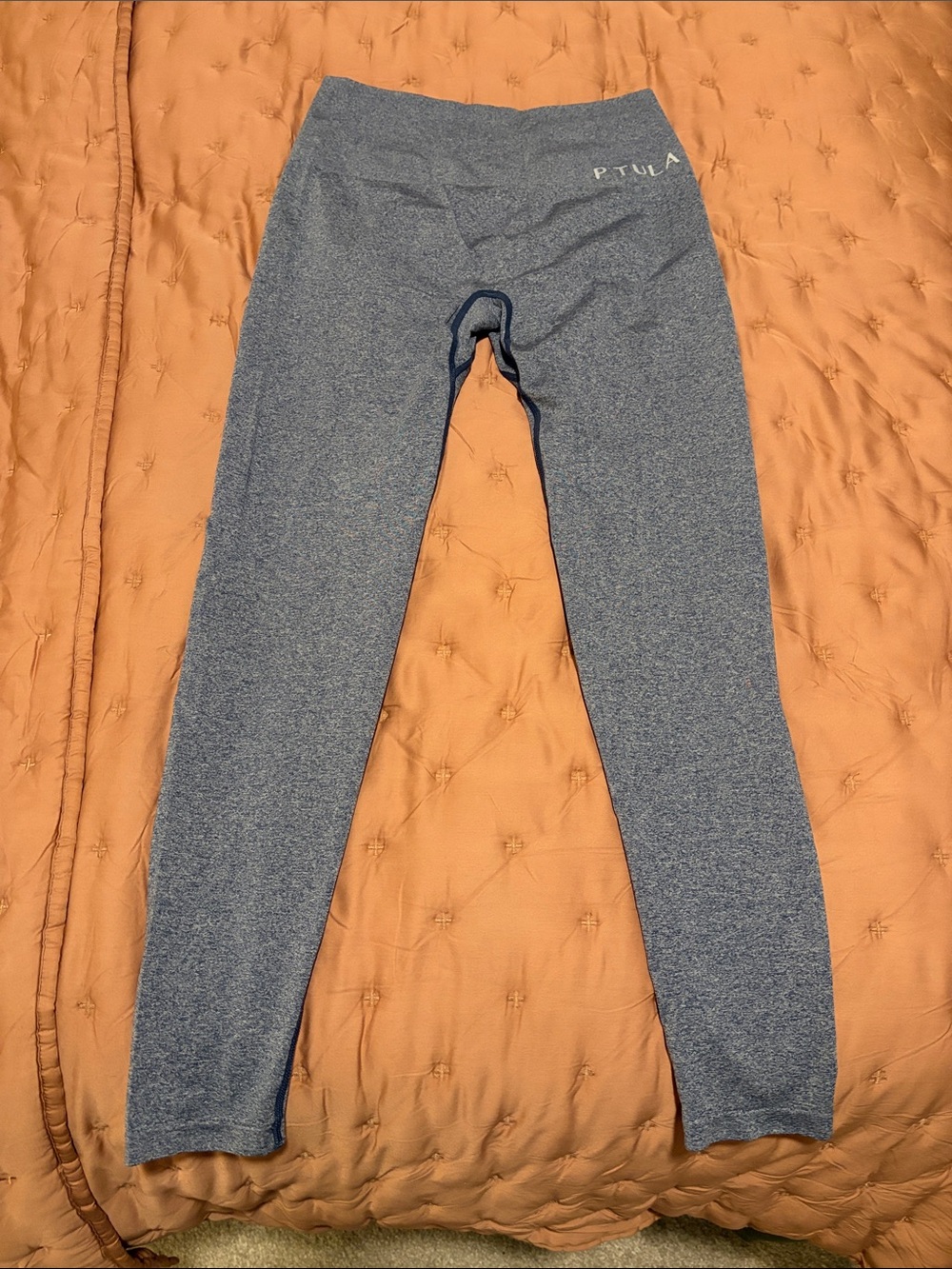 P'tula Women’s Blue Heather Leggings